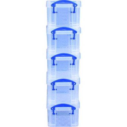 RUP 収納ケース 0.14L スモーク 5個セット 0.14TSMKPK5