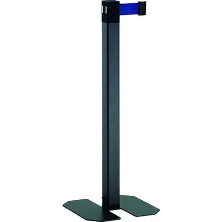 TRUSCO トラスコ ベルトパーテーション ブラック ベルトカラーブルー TABPBKB