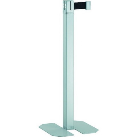 TRUSCO トラスコ ベルトパーテーション シルバー ベルトカラーレッド TABPSVR