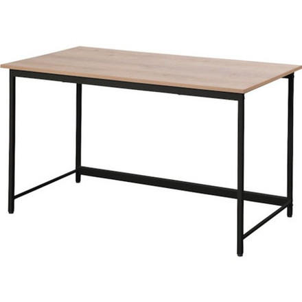 アイリスオーヤマ 288276 ベーシックデスク 1200×600 ライトナチュラル/ブラック BDK1260NB