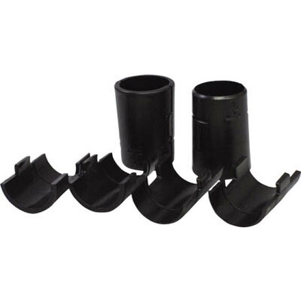 TRUSCO スチール製メッシュラック用スリーブ 4組入【MES-SR】(物品棚・メッシュ棚)