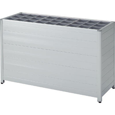 TRUSCO アルミ傘立て パネルタイプ 27本立【TAK-27P】(オフィス家具・傘立て)