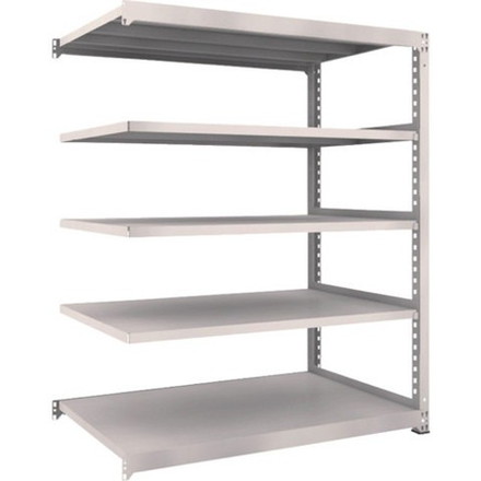 TRUSCO トラスコ M5型中量棚 1500X921XH1800 5段 連結 ネオグレー M56595B 組立品 組立設置不可