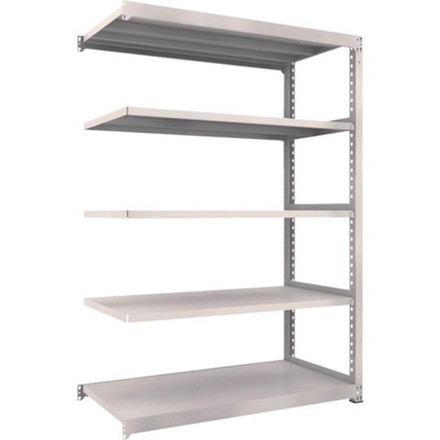 TRUSCO トラスコ M5型中量棚 1500X721XH2100 5段 連結 ネオグレー M57575B 組立品 組立設置不可