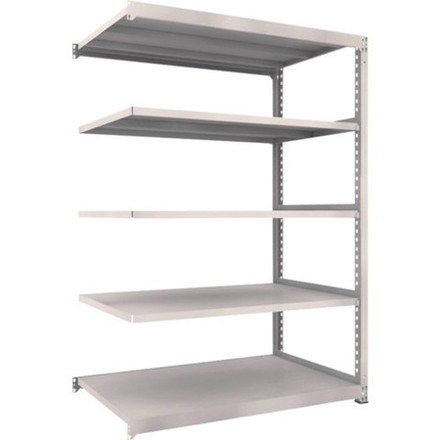 TRUSCO トラスコ M5型中量棚 1500X921XH2100 5段 連結 ネオグレー M57595B 組立品 組立設置不可