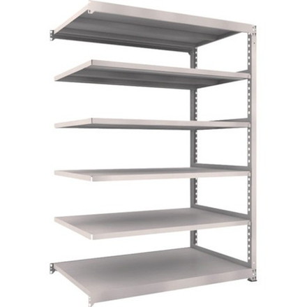 TRUSCO トラスコ M5型中量棚 1500X921XH2100 6段 連結 ネオグレー M57596B 組立品 組立設置不可