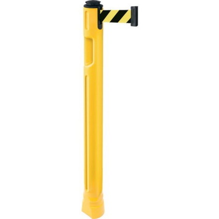 スガツネ工業 (290035908) ベルトパーテーション ポール 支柱黄 黄黒 805300YLSF