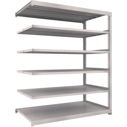 TRUSCO トラスコ M3型中量棚 H2100 連結型 ネオグレー M373126B 組立品 組立設置不可