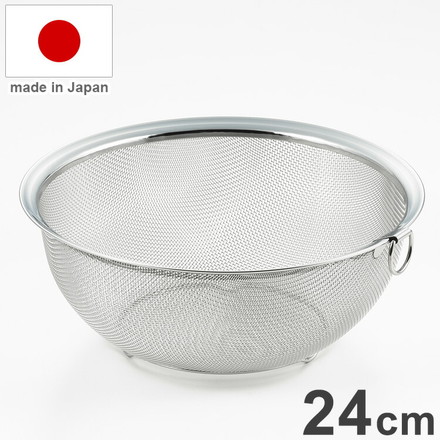 ヨシカワ 日本製 丸型ザル 24cm 燕三条 クックパル・スマート 脚付き ステンレス製 ざる ザル COOK-PAL smart YH9380 Yoshikawa