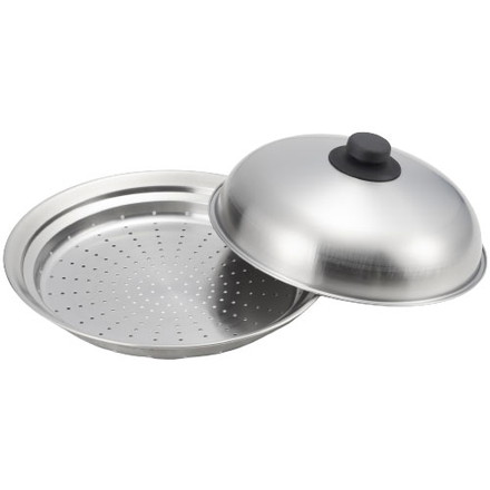 ヨシカワ 日本製 フライパンにのせて使う蒸しプレート SJ2632