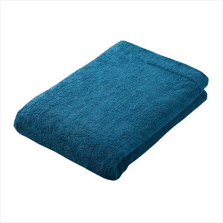 タオルケット シングル 綿100% 140×180cm 抗菌防臭 エコテックス認証 低ホルム コットン サックスブルー