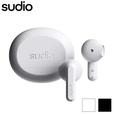 【国内正規品】 sudio A3 インナーイヤー型完全ワイヤレスイヤホン Bluetooth SBC 防水 IPX4 マイク 音声アシスタント コンパクト USB TypeC 北欧 おしゃれ ブラック ホワイト ホワイト
