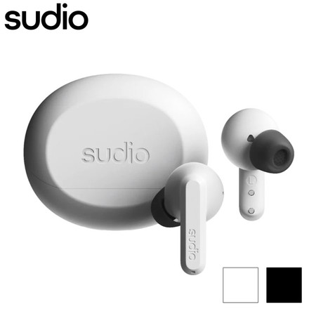 【国内正規品】 sudio A3 Pro カナル型完全ワイヤレスイヤホン Bluetooth アクティブノイズキャンセリング SBC 防水 IPX4 マイク 音声アシスタント イヤーチップ コンパクト USB TypeC 北欧 おしゃれ ホワイト
