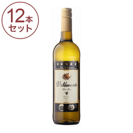 【12本セット】 バルデモンテ ホワイト ワイン 果実酒 スペイン