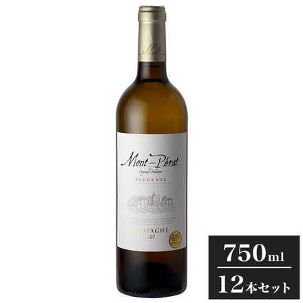【12本セット】モンペラ スペシャルセレクション ブラン 白ワイン フランス フランスワイン ボルドー Bordeaux モン・ペラ Mont Perat 750ml 瓶 コルク ワイン ケース まとめ売り まとめ買い