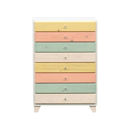 チェスト 幅58cm 高さ82cm 【国産 大川家具 完成品】 無垢材 収納 タンス パイン材 日本製 木製 衣類