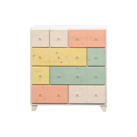 チェスト 幅76cm 高さ82cm 【国産 大川家具 完成品】 無垢材 収納 タンス パイン材 日本製 木製 衣類