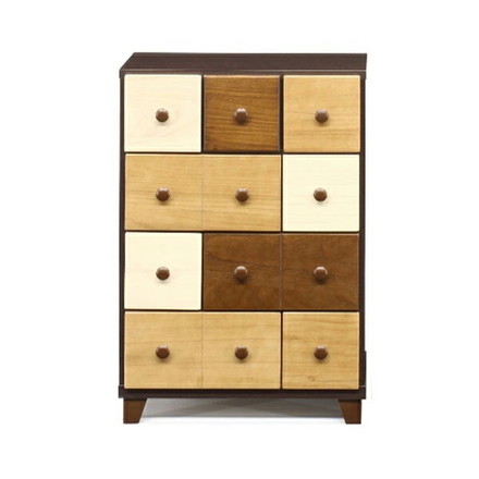 チェスト 幅58cm 高さ82cm 【国産 大川家具 完成品】 無垢材 収納 タンス 桐材 日本製 木製 衣類