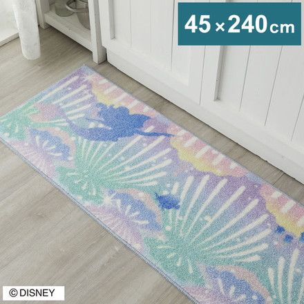 ディズニー キッチンマット ミックス 45×240cm DISNEY PRINCESS シェル 床暖房 ホットカーペット対応