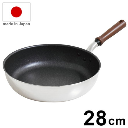 日本製 IHガットフライパン28cm IH対応 フライパン アルミ