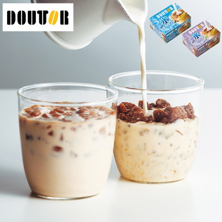 ドトール 氷deアイスカフェ・オ・レ & 氷deアイスロイヤルミルクティー