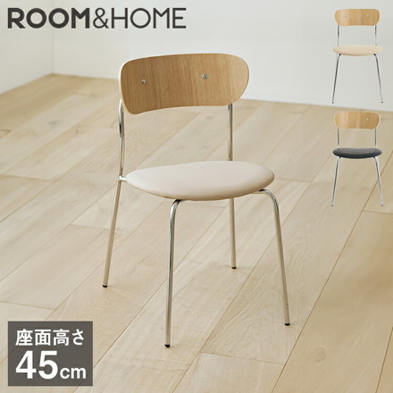 roomnhome ダイニングチェア おしゃれ ブロンクスチェア ファブリック ブラック