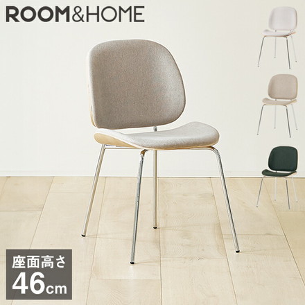 roomnhome ダイニングチェア ジャクソンベントウッドチェア 【リコメン堂限定】背もたれ インテリア アイボリー