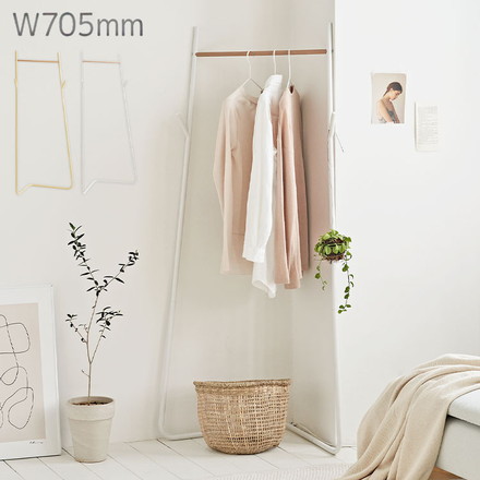 roomnhome ハンガーラック ノルディックコーナー ハンガースタンド ホワイト
