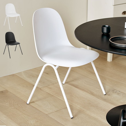 roomnhome ダイニングチェア SP CHAIR 椅子 背もたれ オフィスチェア モダン リビングチェア リモートワーク ブラック