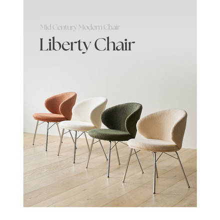 roomnhome リバティチェア ダイニングチェア ホワイト