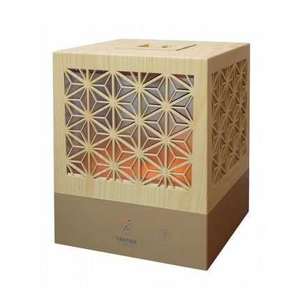 TEKNOS テクノス 超音波加湿器3.5L 組子調 ナチュラルブラウン EL-C36L(NB)