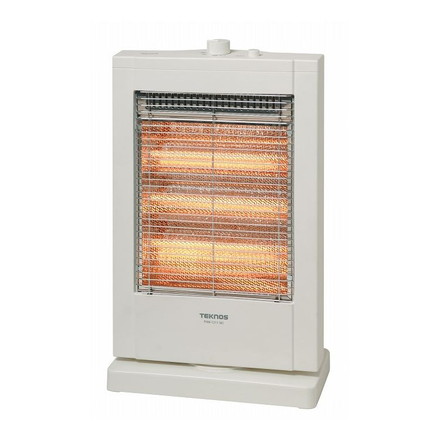 テクノス ハロゲンヒーター 3灯 1200W,800W PH-1212 速暖 電気ストーブ 首振り
