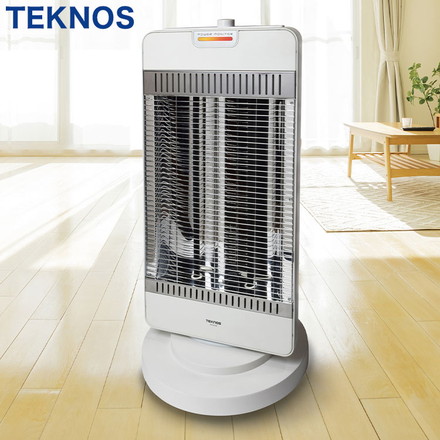 テクノス シーズヒーター 1200W パワーモニター ホワイト あったか 冬物 家電 節電 TEKNOS TSH-9201