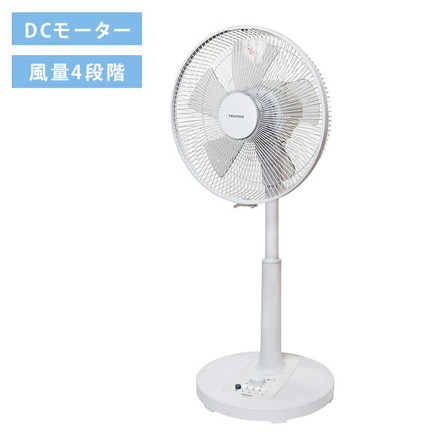 DCモーター30cmメカ扇 本体ABS 羽根AS KI-180DC 夏 涼しい ひんやり リビング 寝室 脱衣所 TEKNOS テクノス 扇風機 サーキュレーター シンプル 室内 冷風