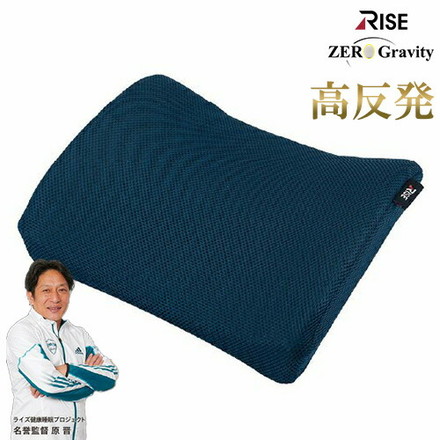 ファイバー 腰サポートクッション 腰が楽 ライズ RISE 健康睡眠 高反発ファイバー構造 デスクワーク チェア