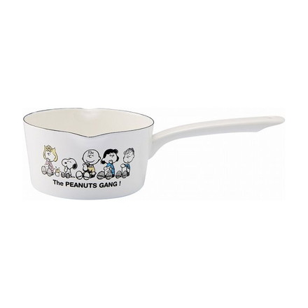 ホーロー ミルクパン 15cm ブレイクタイムシリーズ スヌーピー ピーナッツ かわいい キッチン SNOOPY