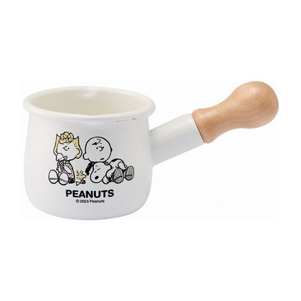 ホーロー プチミルクパン ブレイクタイムシリーズ スヌーピー ピーナッツ かわいい キッチン SNOOPY