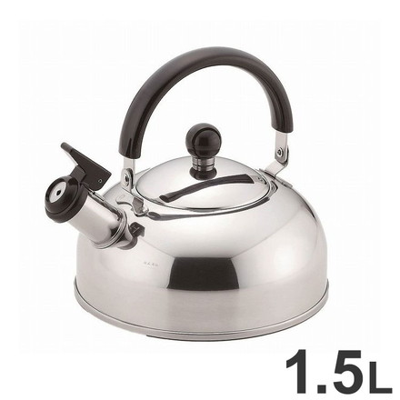 エクセレントシェフ 笛吹ケトル1.5L やかん お茶 コーヒー IH対応 日本製 国産 やかん ポット シンプル 麦茶 出汁 湯沸かし ヤカン おしゃれ アウトドア