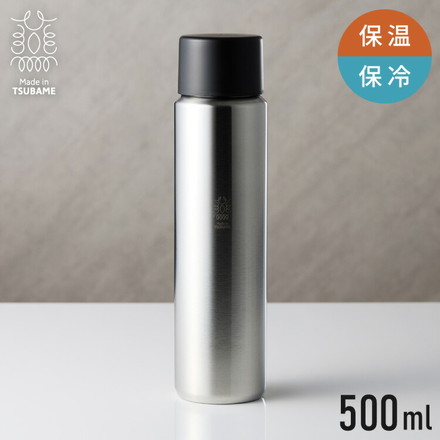 タマハシ 水筒 500ml 燕三条製 日本製 保冷 保温 真空断熱 ハンドル付き ステンレス スクリューボトル 軽量 キズ付きにくい 洗いやすい 広口 WENS PRODUCTS ウェンズプロダクツ