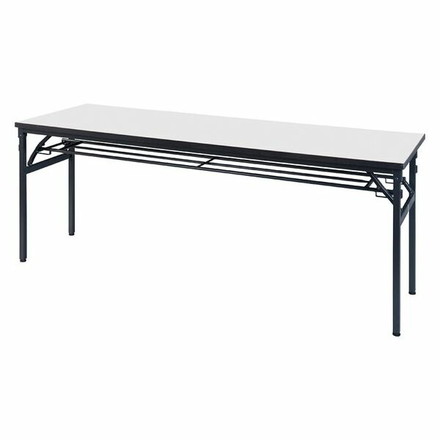 会議用テーブル ミーティングテーブル ハイタイプ ばね式 開閉 180×60cm ワイド脚 会議テーブル