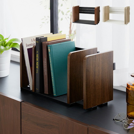 ヴィンテージ調 ブックスタンド ホワイト