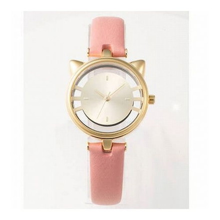 GRANDEUR レディース腕時計 CATウォッチ YG/ピンク ESL081W4