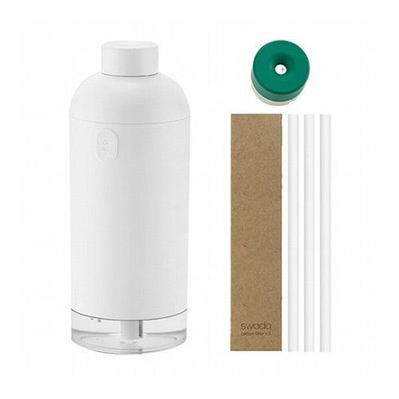 BLUEFEEL コードレス加湿器 SWADA + 交換用振動板モジュール Green + フィルター交替用(3個) BLF20356+BLF20396+BLF20397