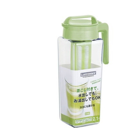 岩崎工業 タテヨコ・茶こし付スクエアピッチャー2.1 MC K-1298MC キッチン雑貨