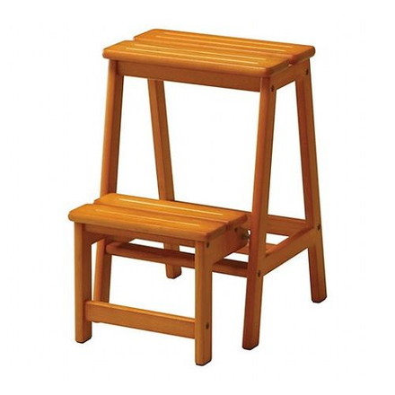 弘益 ステップチェア2段 ブラウン STC-2-BR