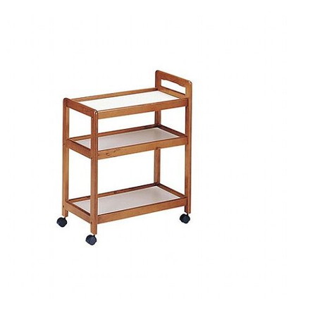 弘益 木製ワゴン ブラウン KW-03-BR