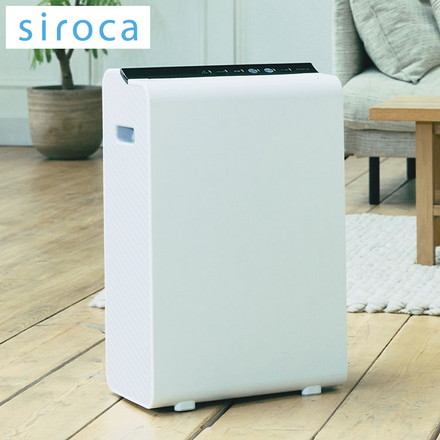 siroca 衣類乾燥除湿機 除湿量 7.6L デシカント パワフル除湿 2000ml SDD-7D151