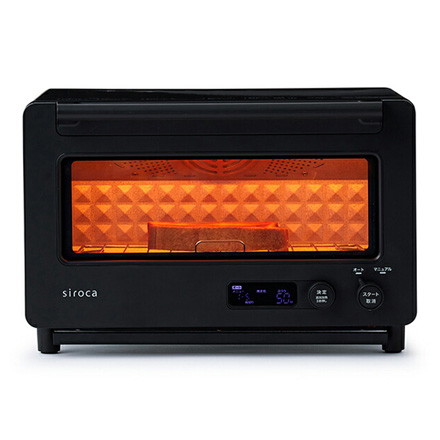 siroca すばやきトースター ブラック ST-2D451