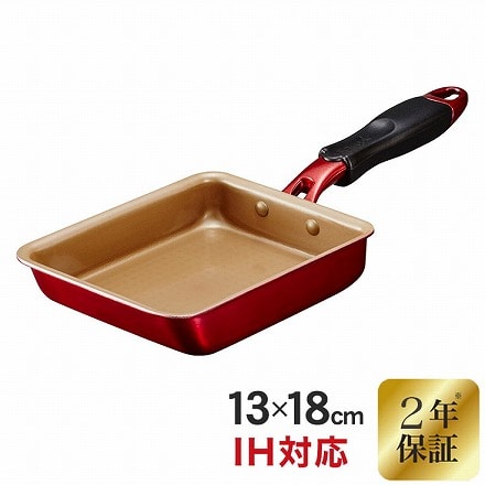evercook α エバークック アルファ 玉子焼きフライパン 13×18cm