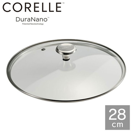 CORELLE コレール ガラスふた 28cm フタ単品 ガラス蓋 フタ ふた 蓋 CGL28ST ドウシシャ DOSHISHA